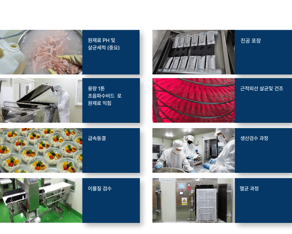 자체 제조공정 8단계